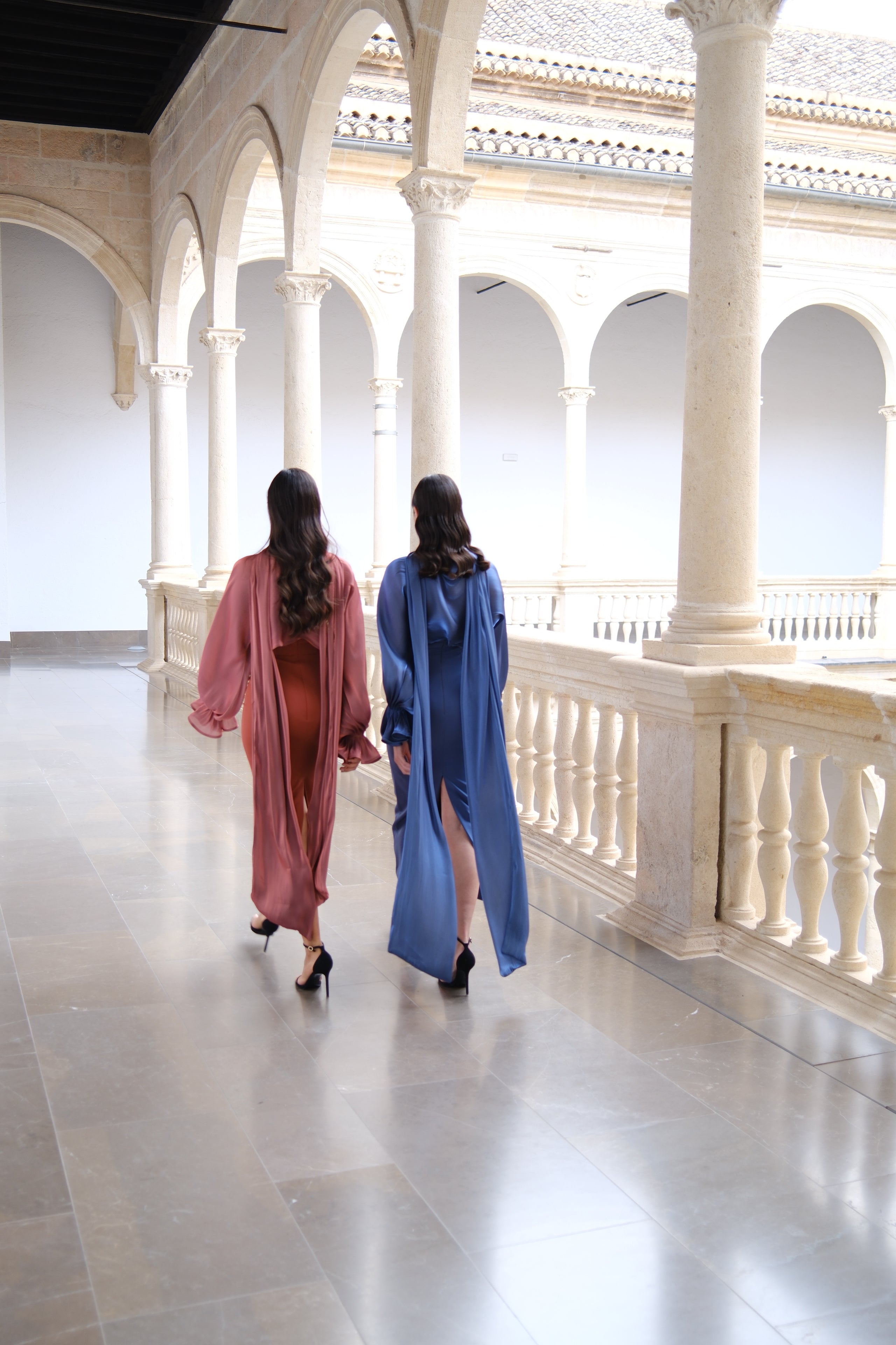 Vestido Val midi - Azul