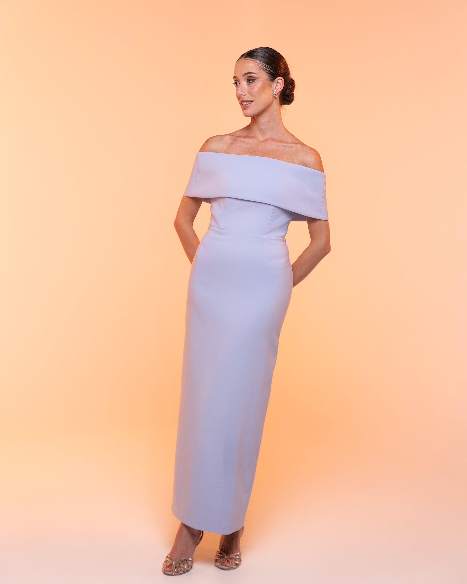 Vestido Fernanda celeste
