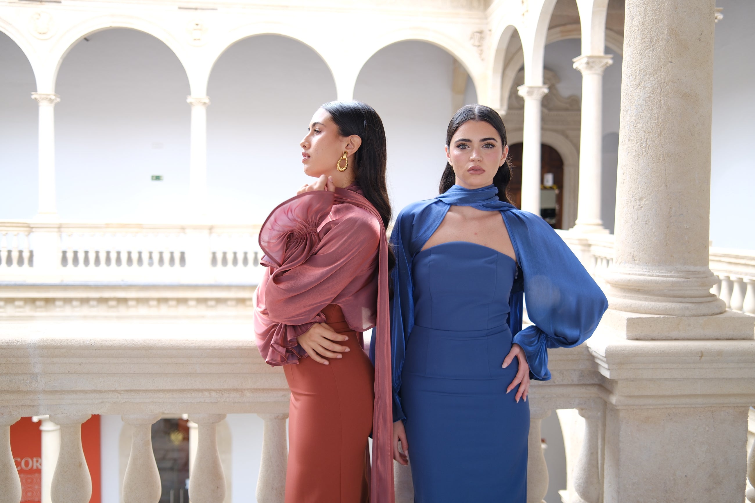 Vestido Val midi - Azul