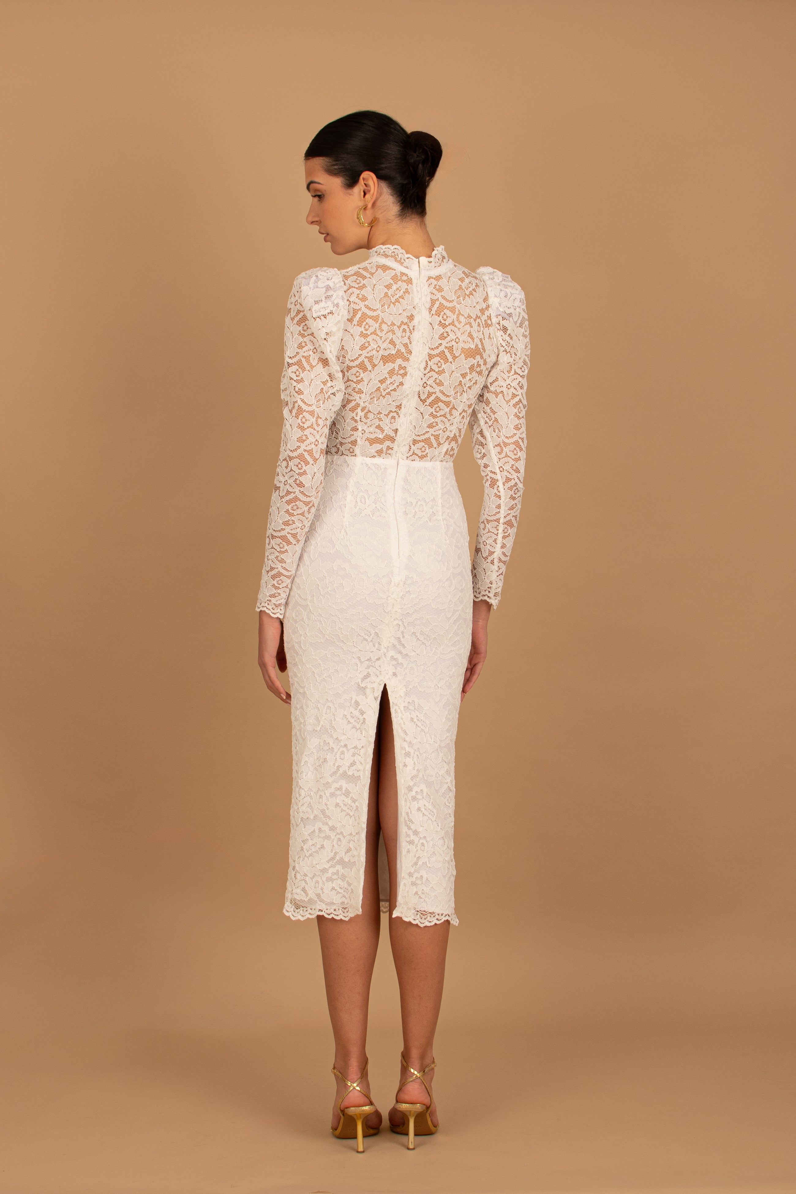 Vestido Cabo Midi - Blanco