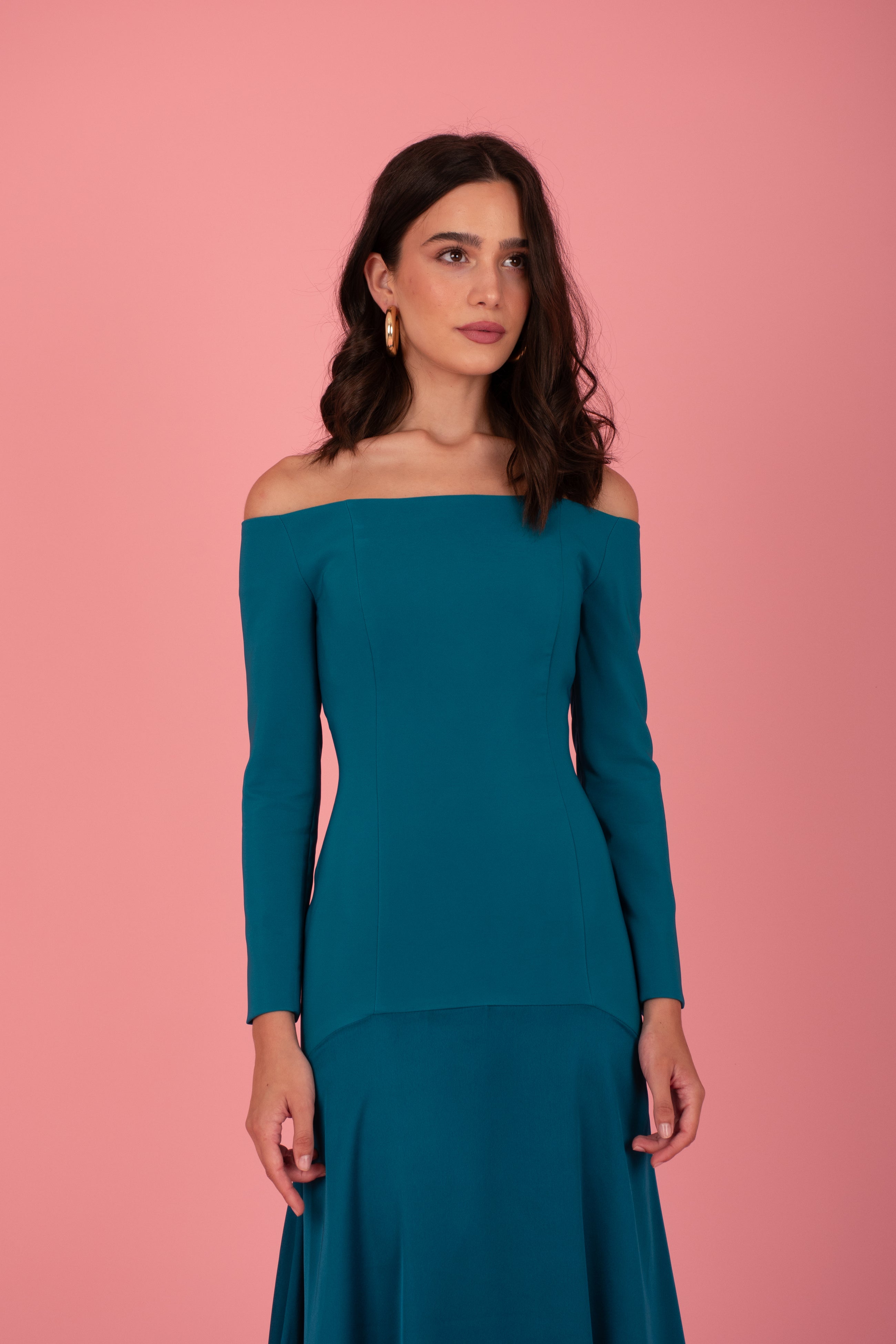 Vestido Berta Midi - Verde