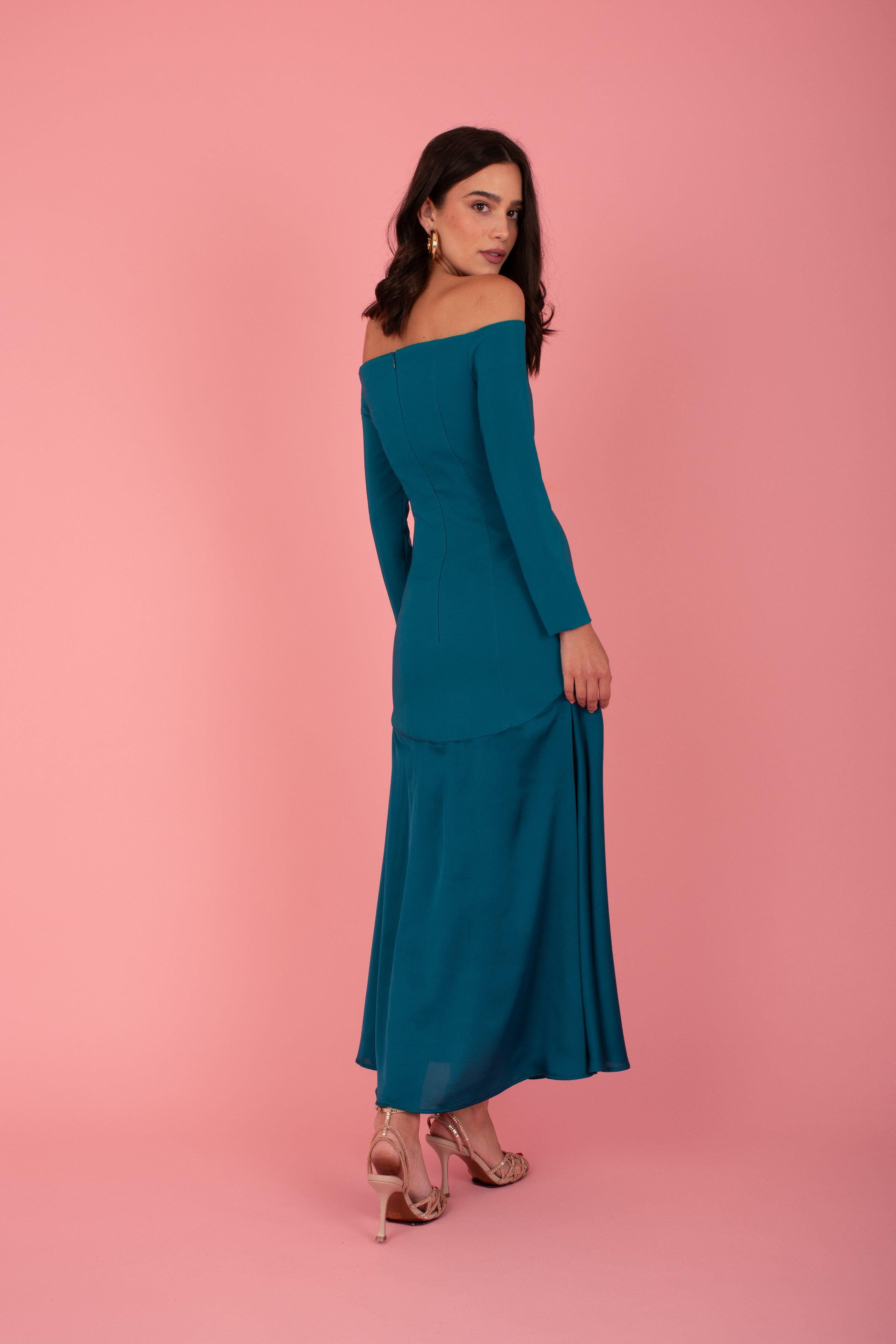 Vestido Berta Midi - Verde