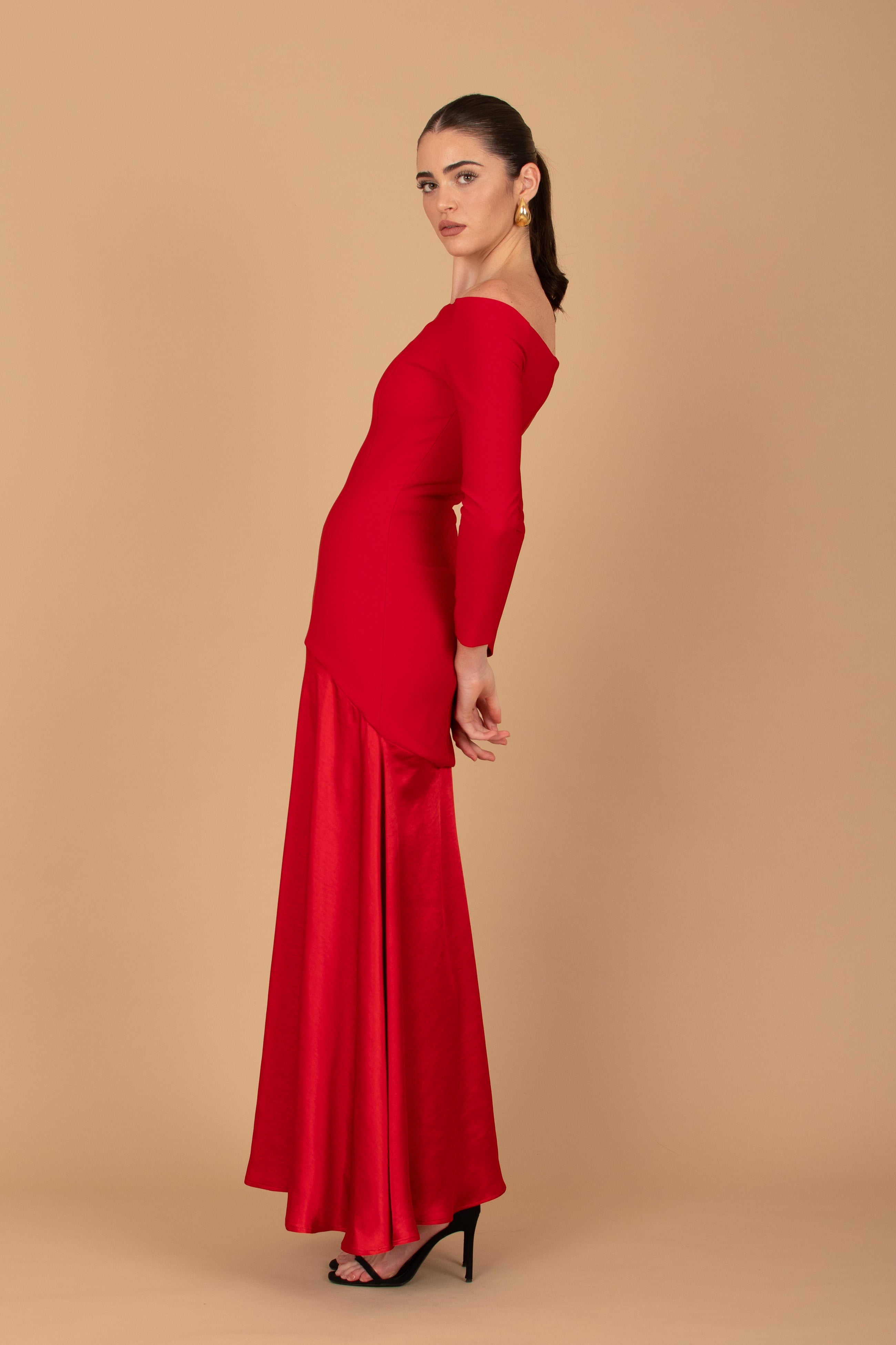 Vestido Berta Midi - Rojo