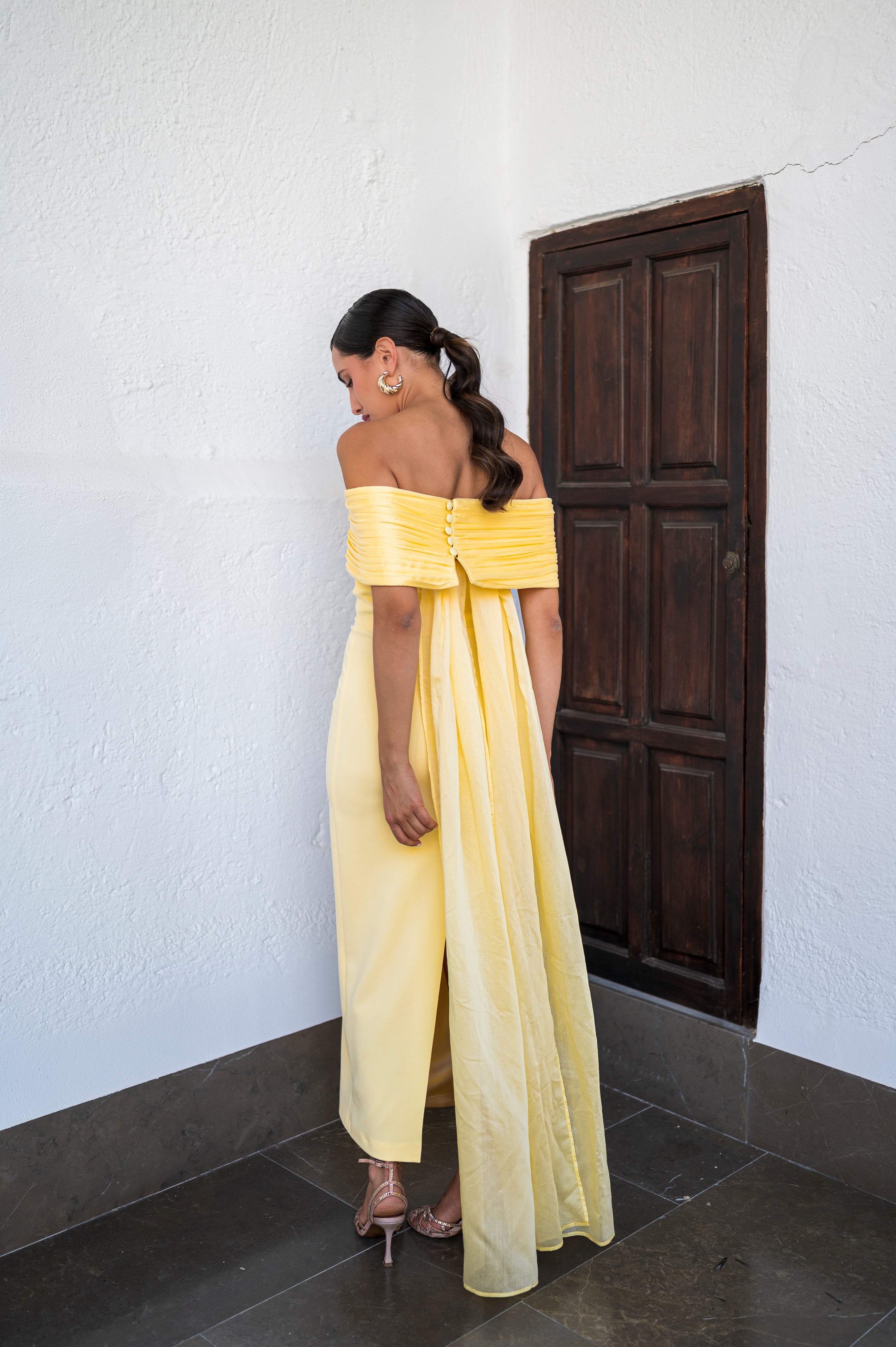 Vestido Cristina - Amarillo