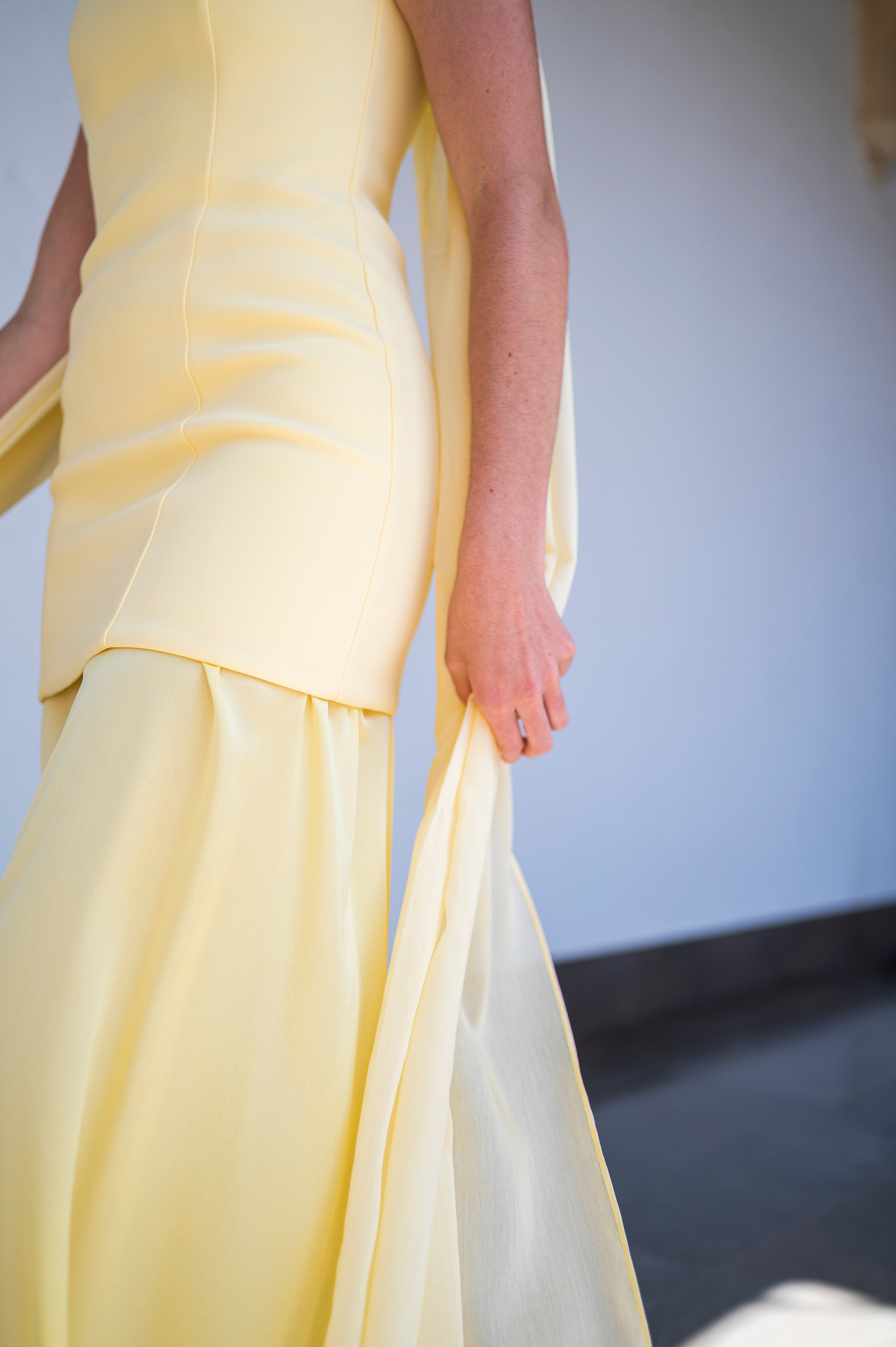 Vestido Eva Largo - Amarillo