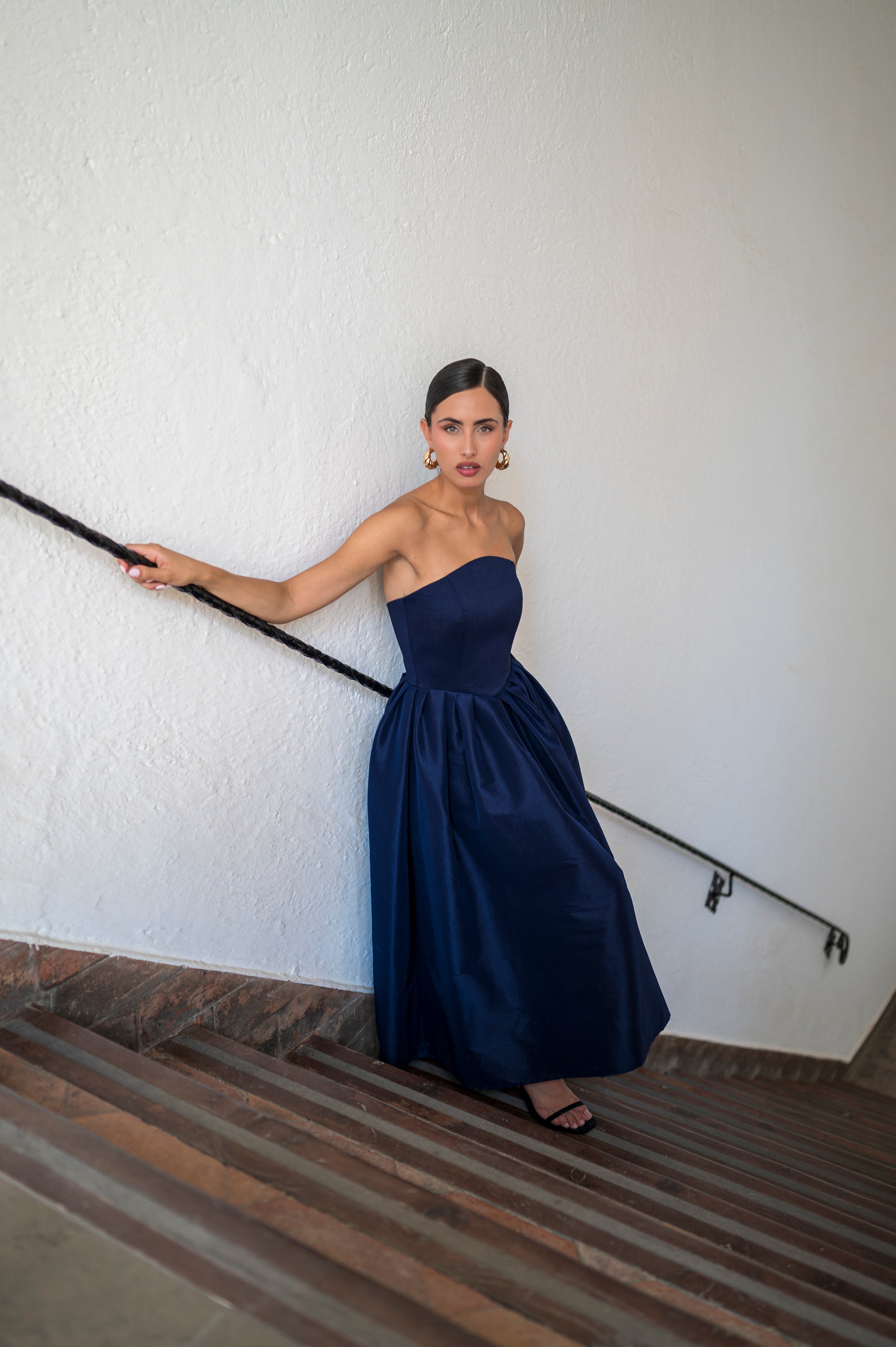 Vestido Belma - Azul Marino