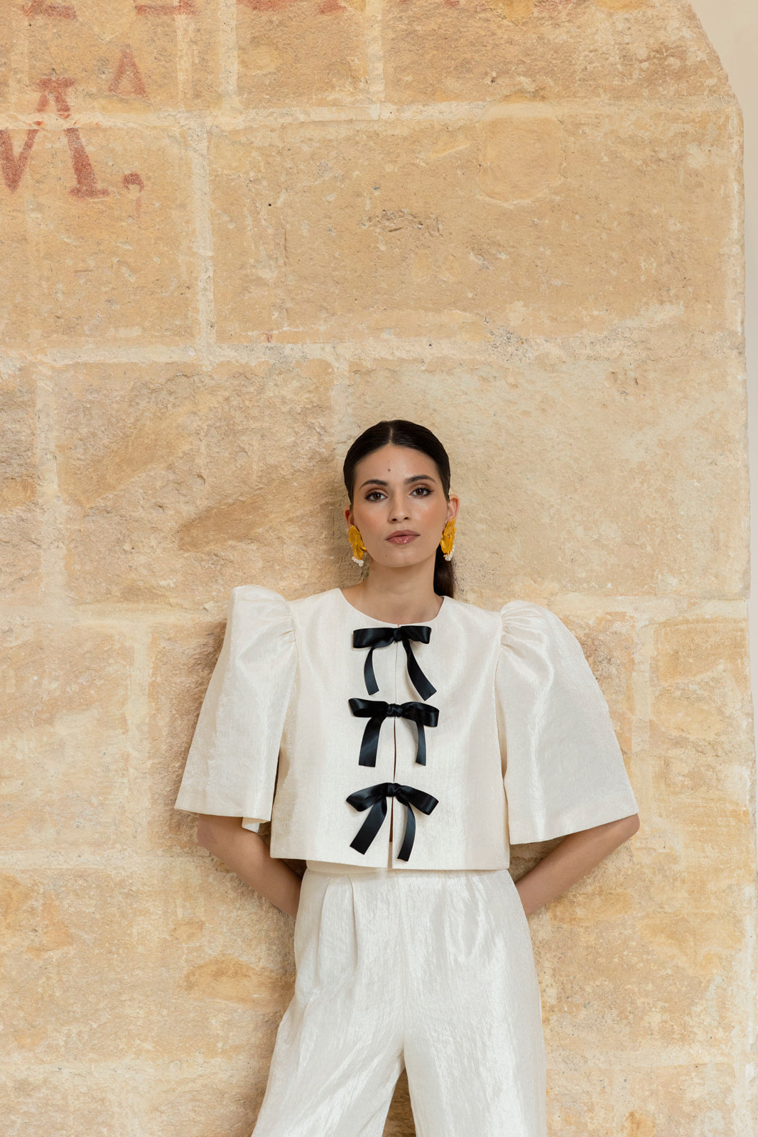 Conjunto Jimena Corto crema