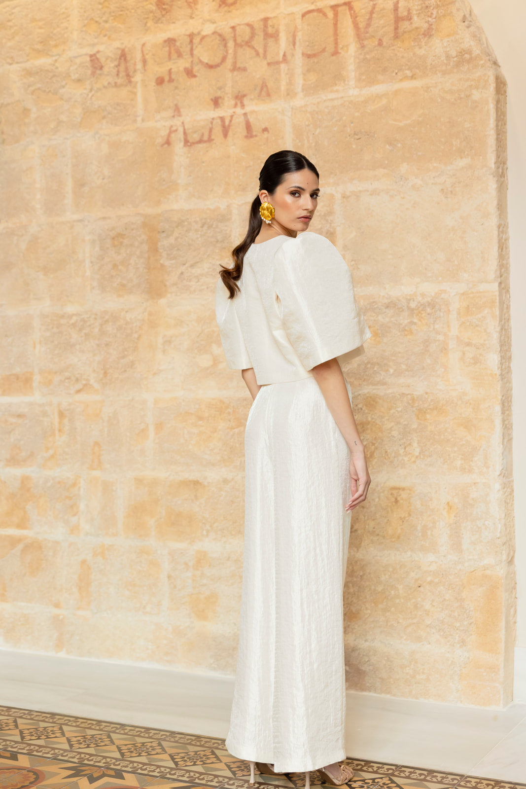 Conjunto Jimena Corto crema