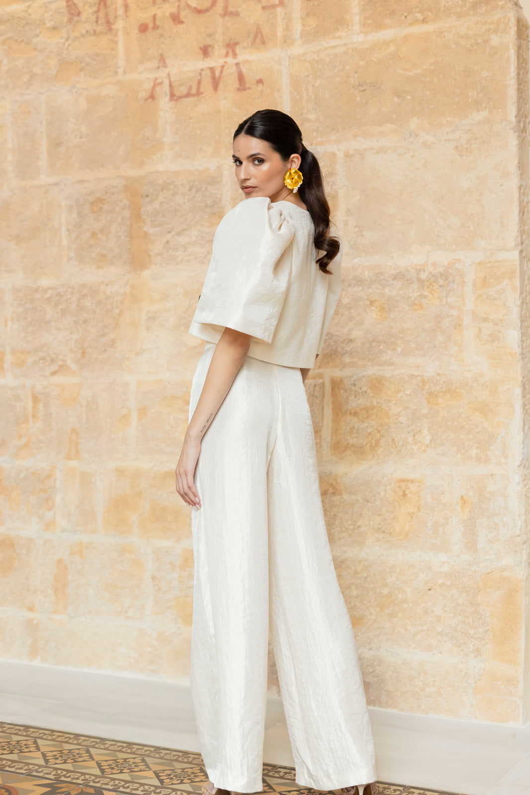 Conjunto Jimena Corto crema