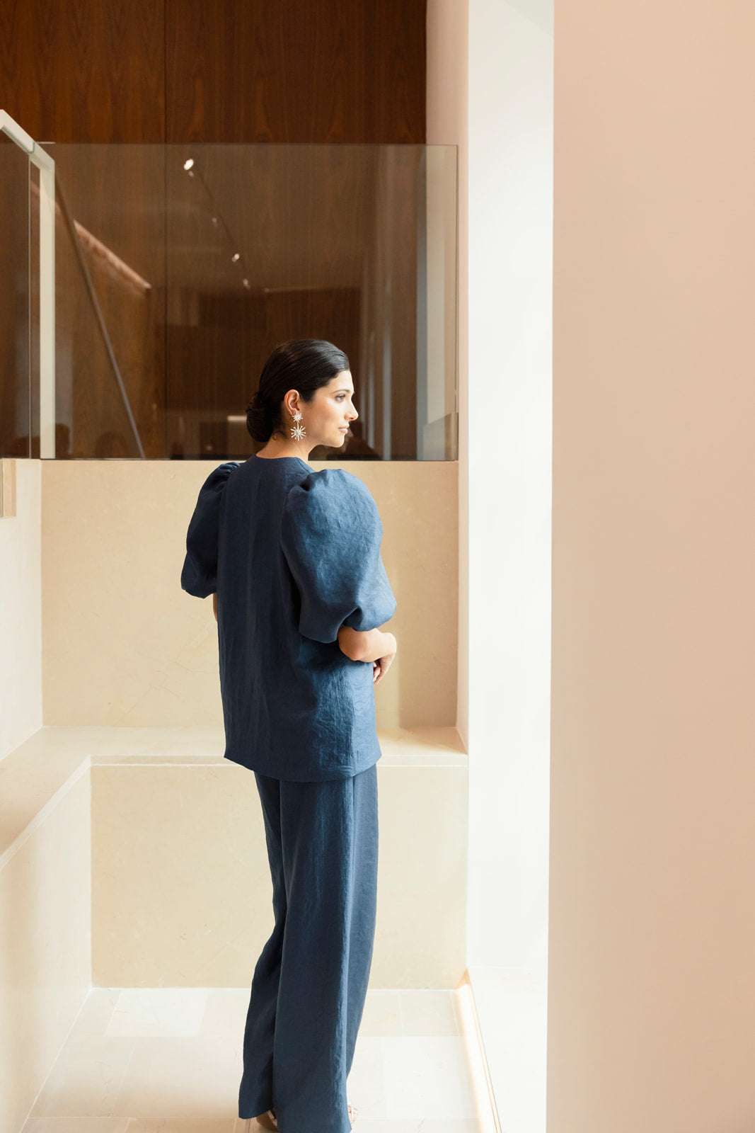 Conjunto Jimena Largo - Azul Marino