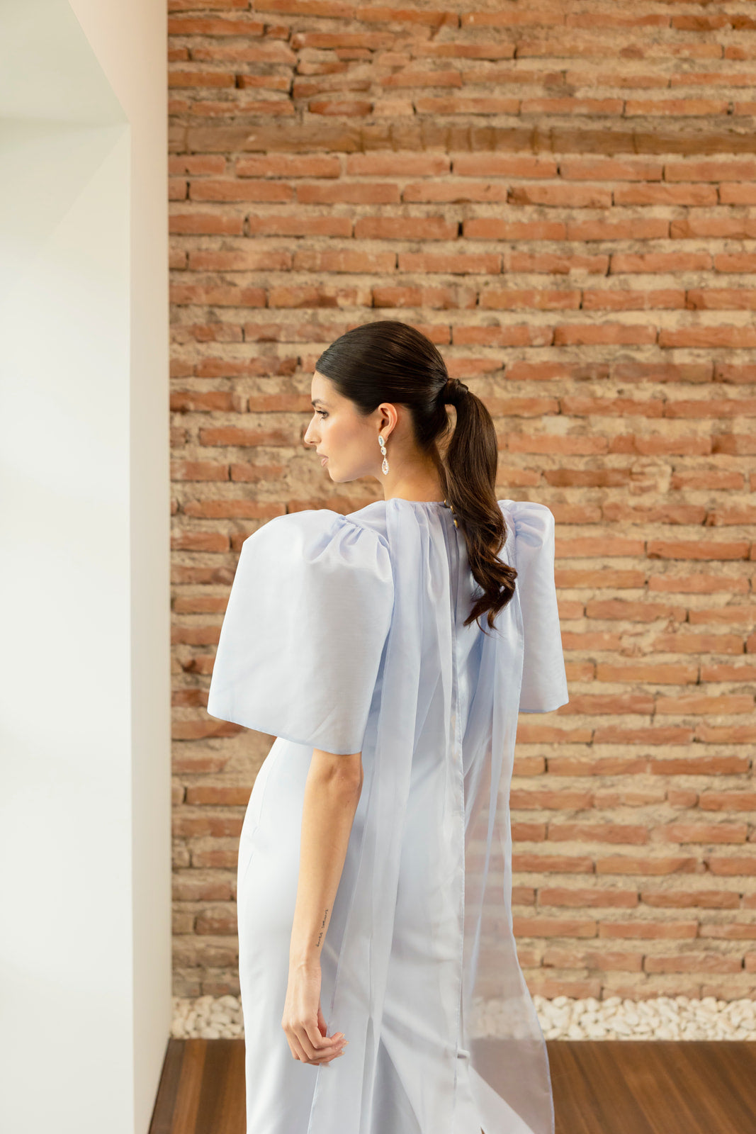 Vestido Federica celeste