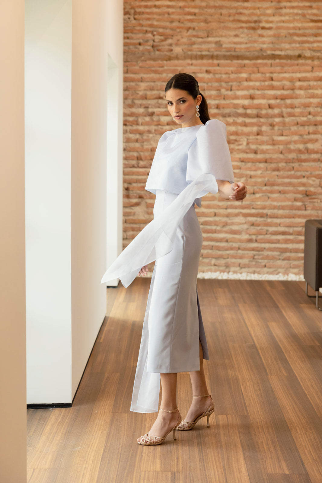 Vestido Federica celeste