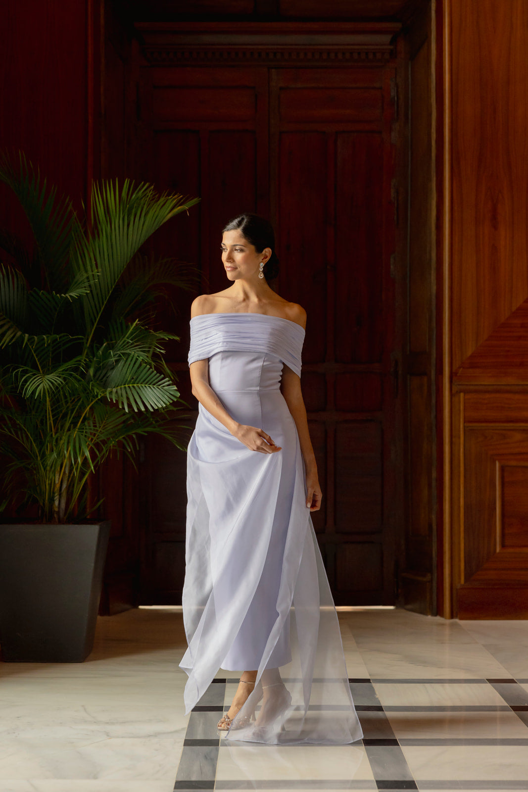 Vestido Cristina - Celeste