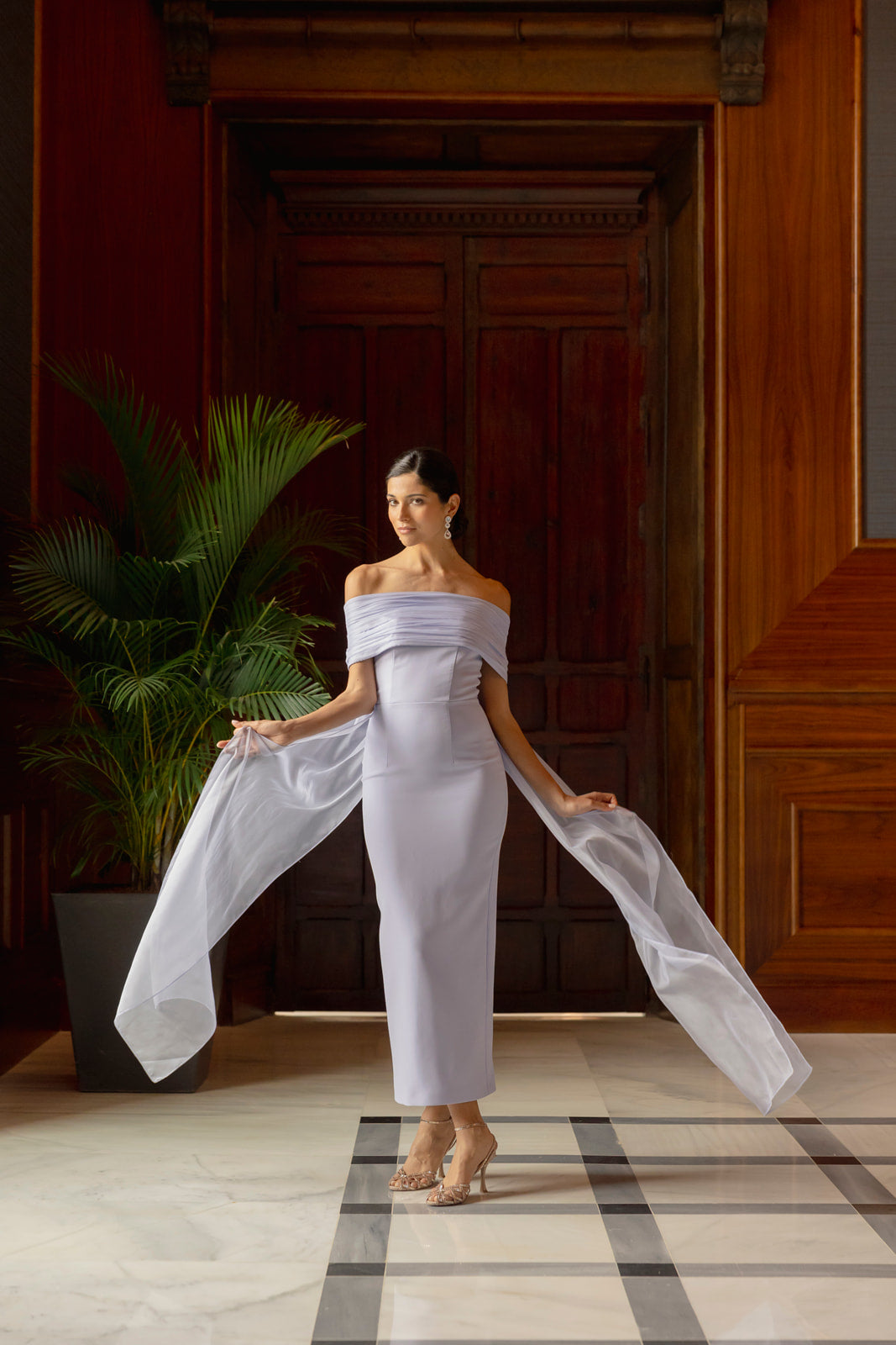 Vestido Cristina - Celeste