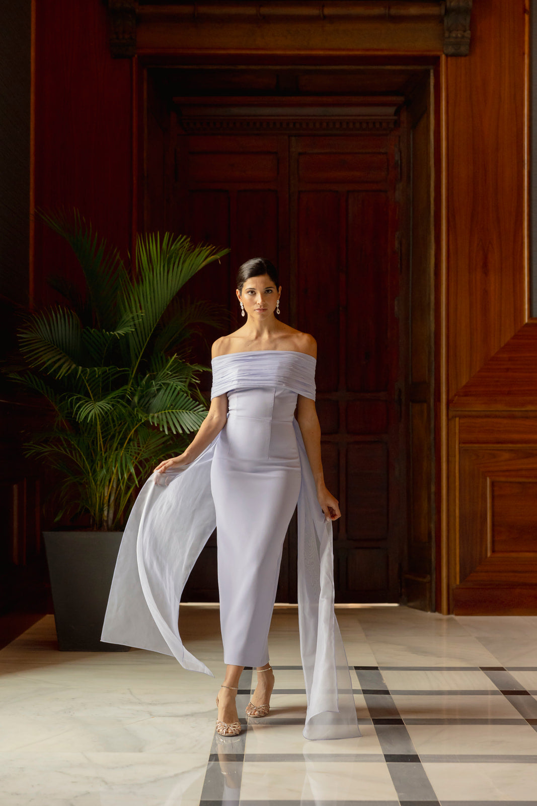 Vestido Cristina - Celeste