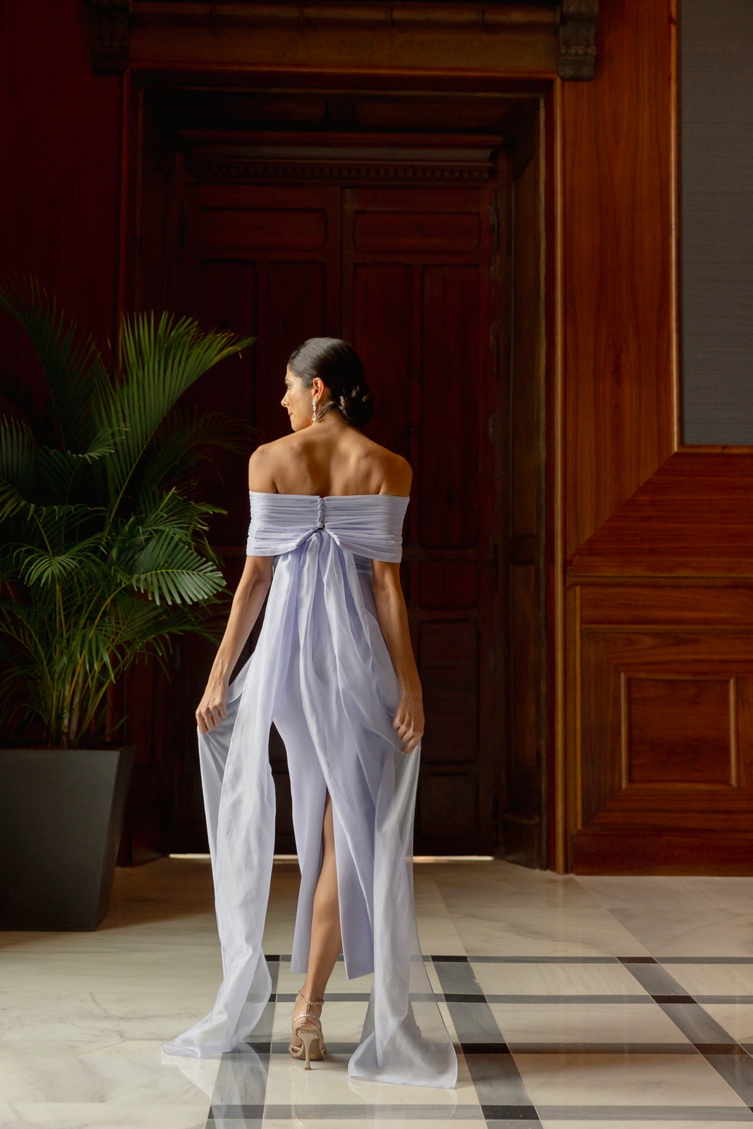 Vestido Cristina - Celeste