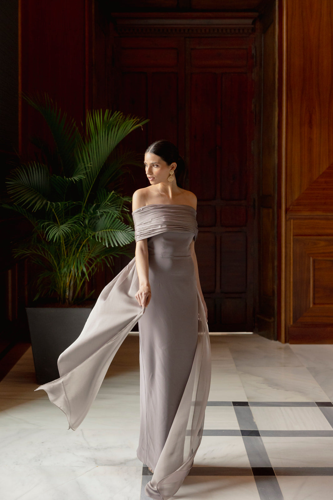 Vestido Cristina - Topo