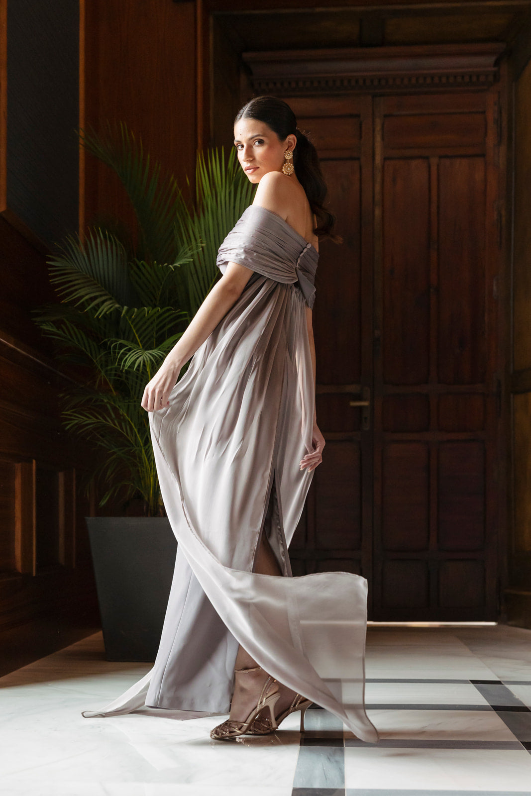 Vestido Cristina - Topo