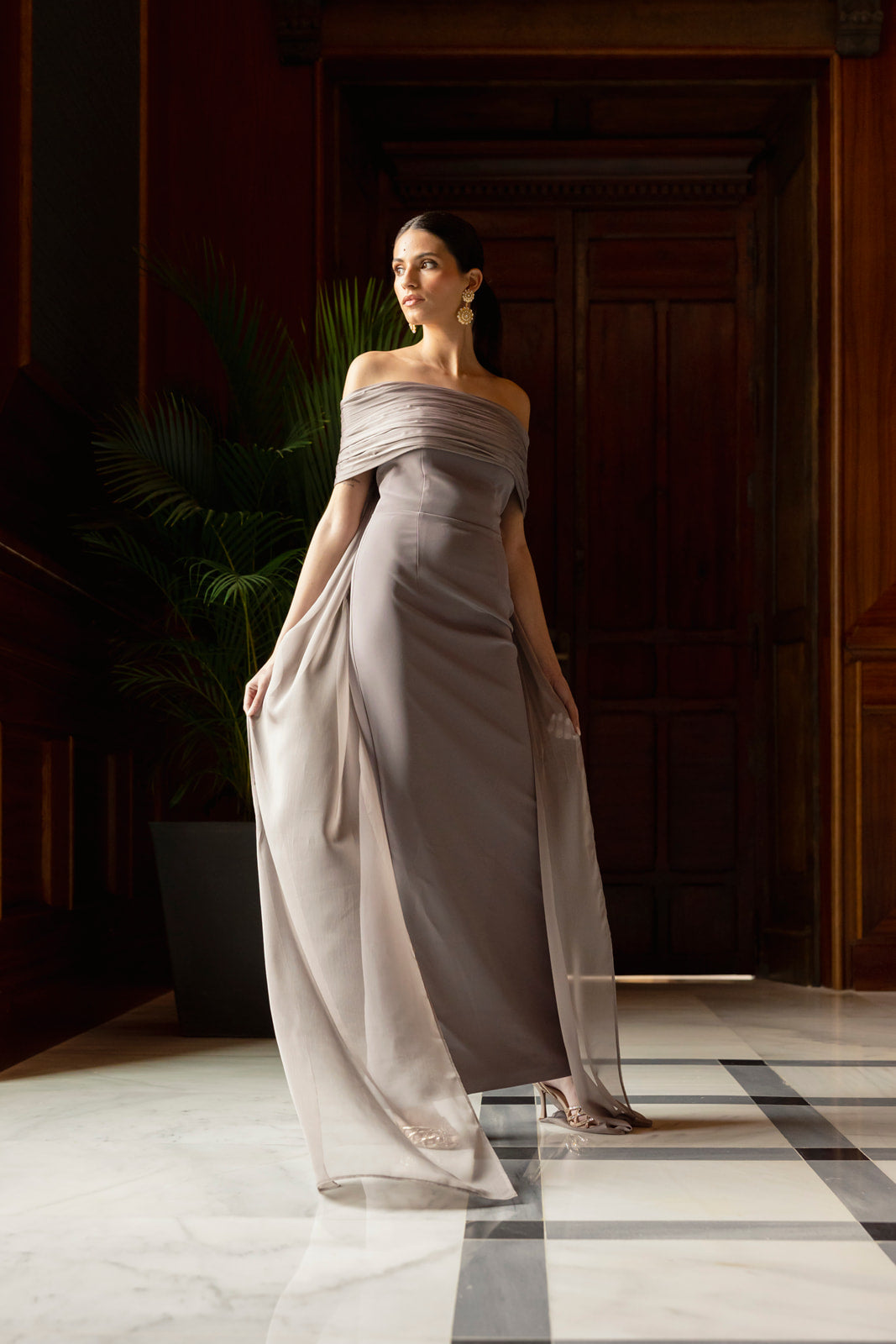 Vestido Cristina - Topo