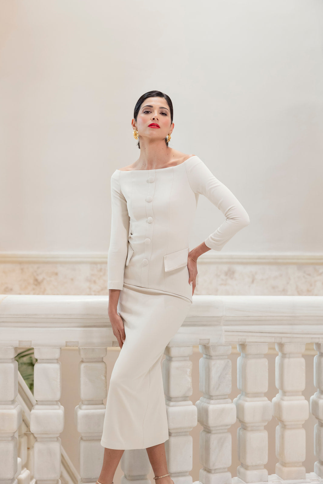 Chaqueta Bruneta - crema