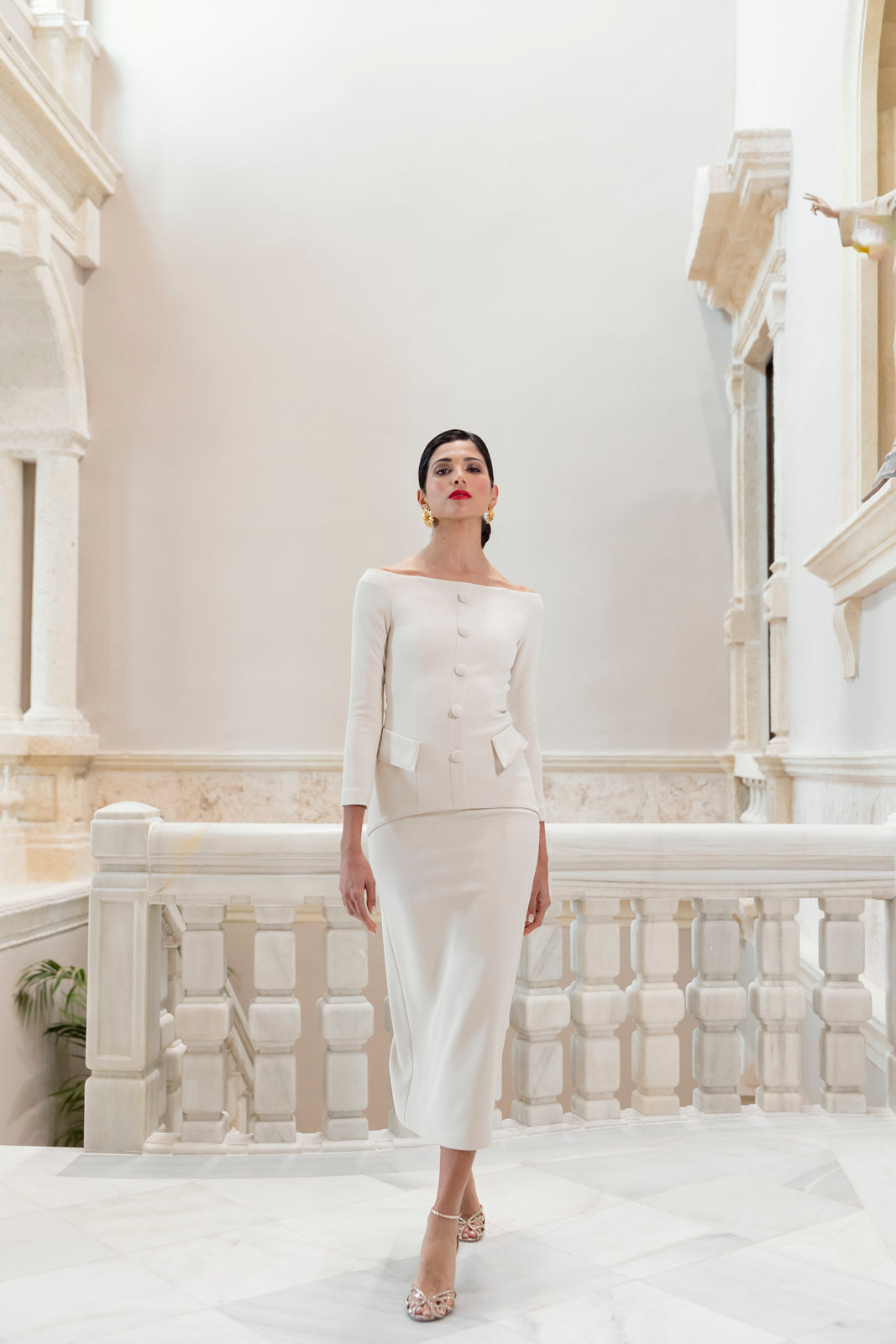 Chaqueta Bruneta - crema