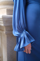 Vestido Val midi - Azul