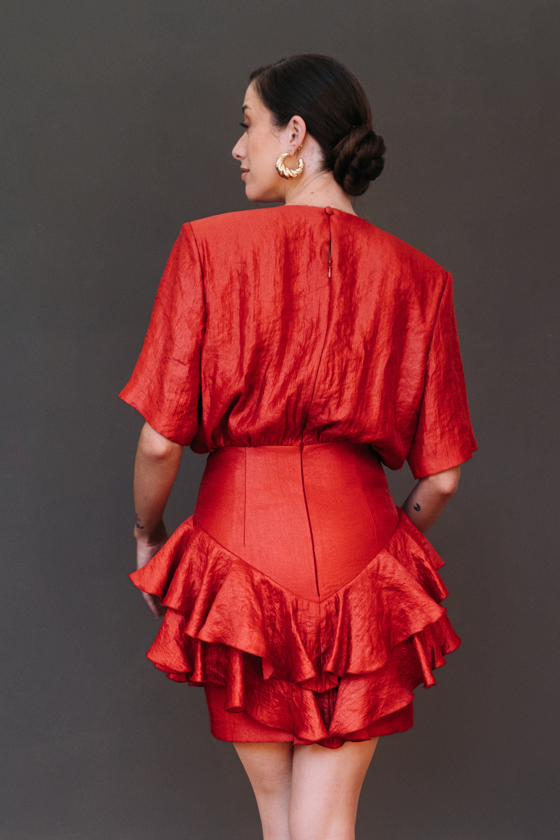 Vestido Carmen rojo