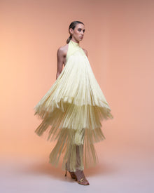 Vestido Salomé mantequilla
