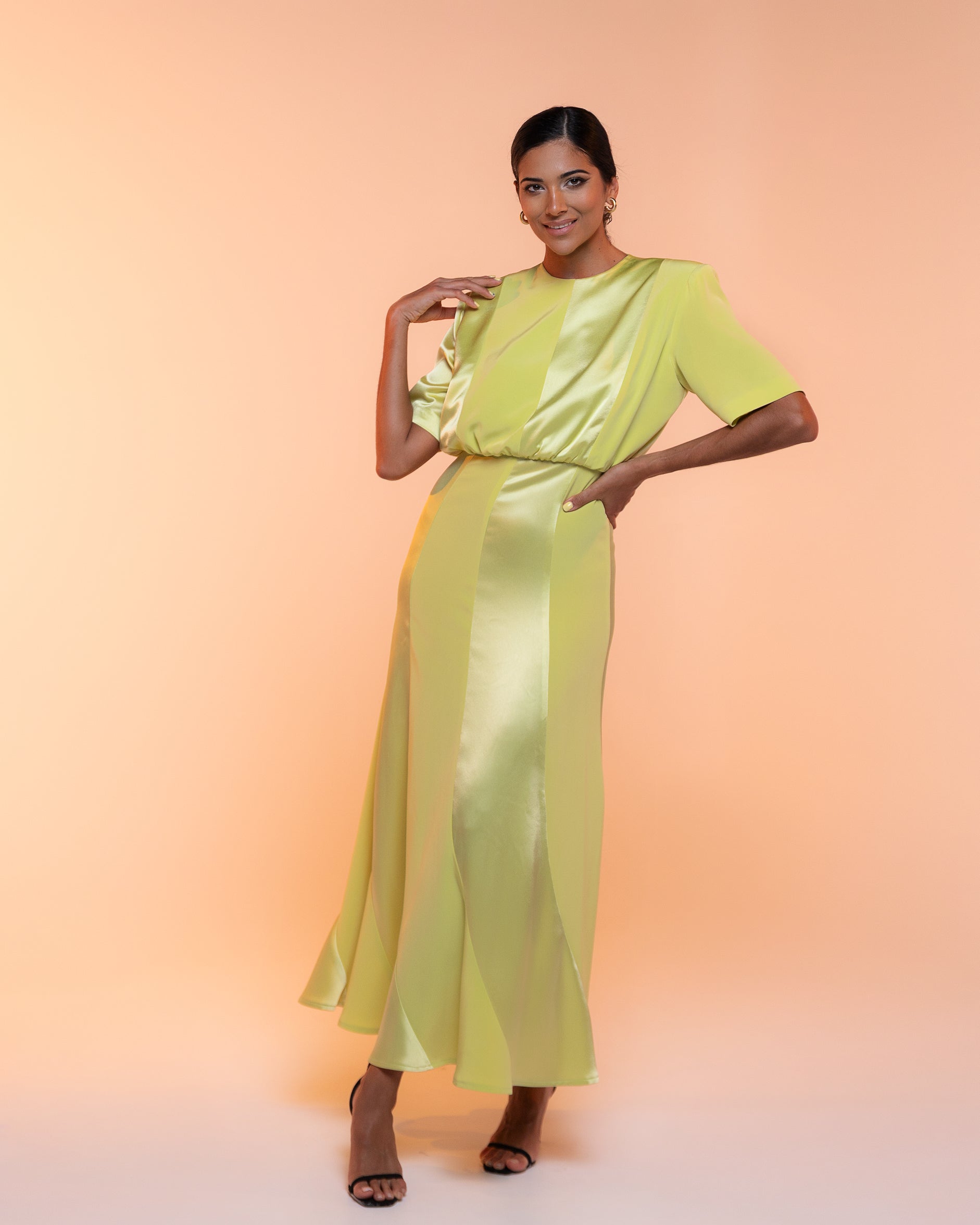 Vestido Julieta bicolor lima