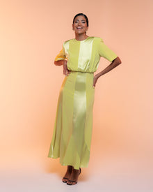 Vestido Julieta bicolor lima