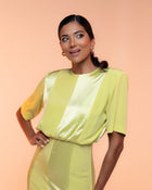 Vestido Julieta bicolor lima