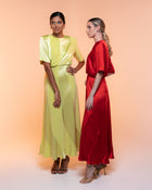 Vestido Julieta bicolor lima