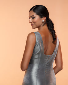 Vestido Casilda plata