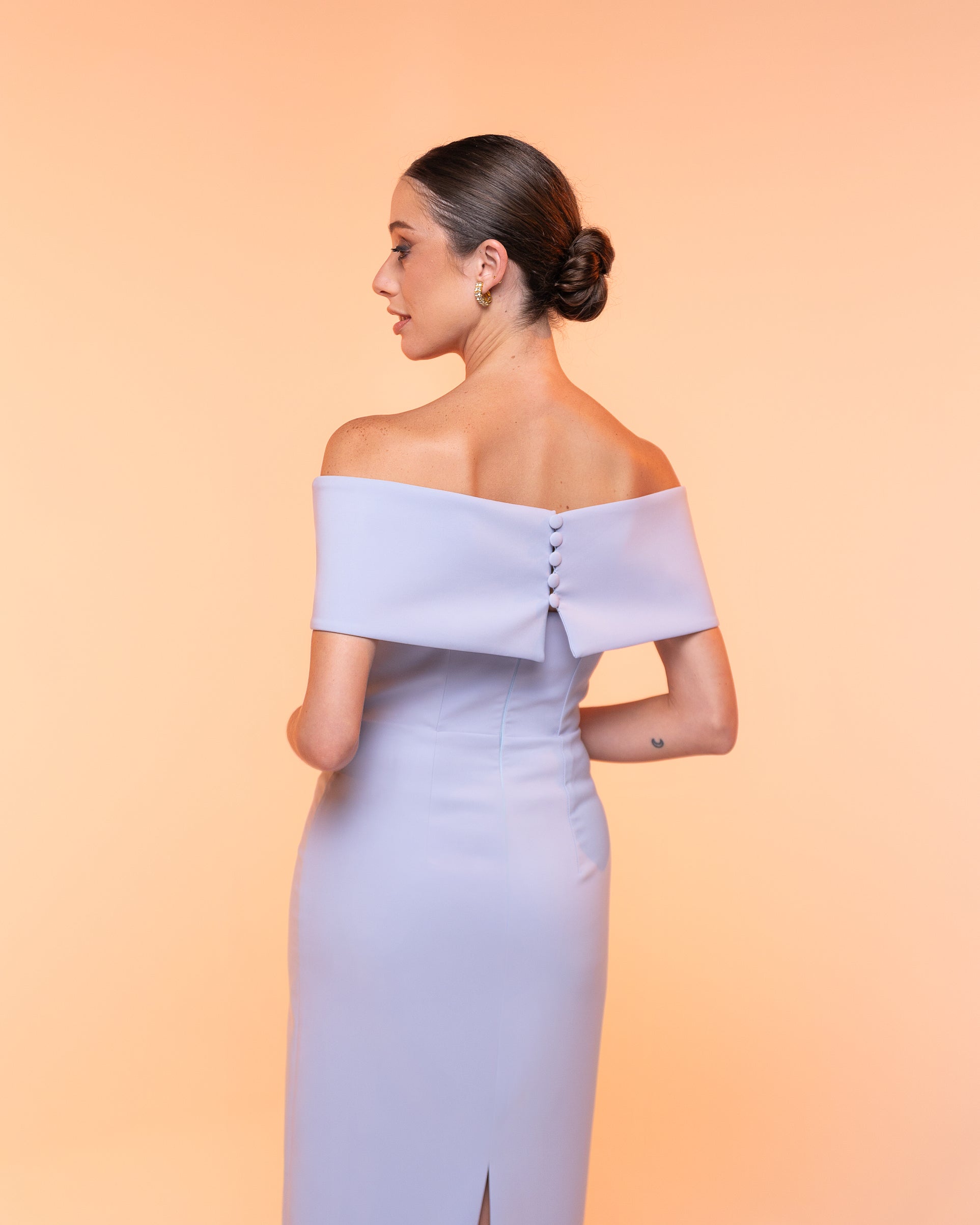Vestido Fernanda celeste