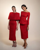 Conjunto Mariana rojo