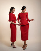 Conjunto Mariana rojo