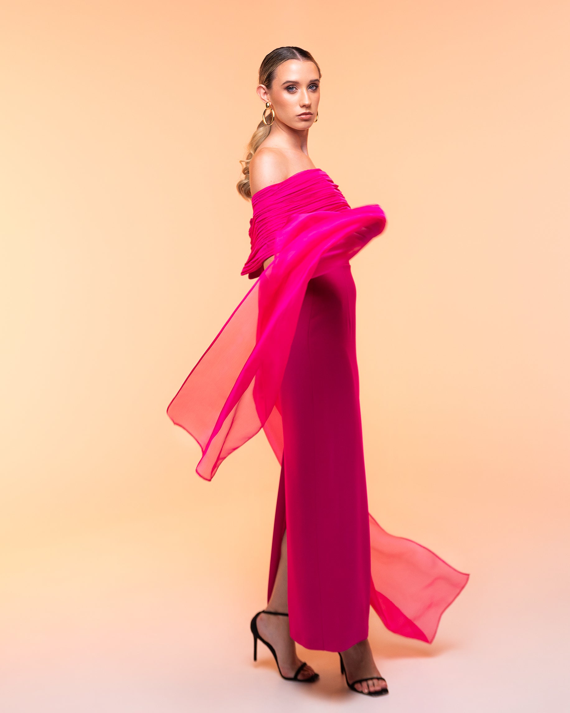 Vestido Cristina - fucsia