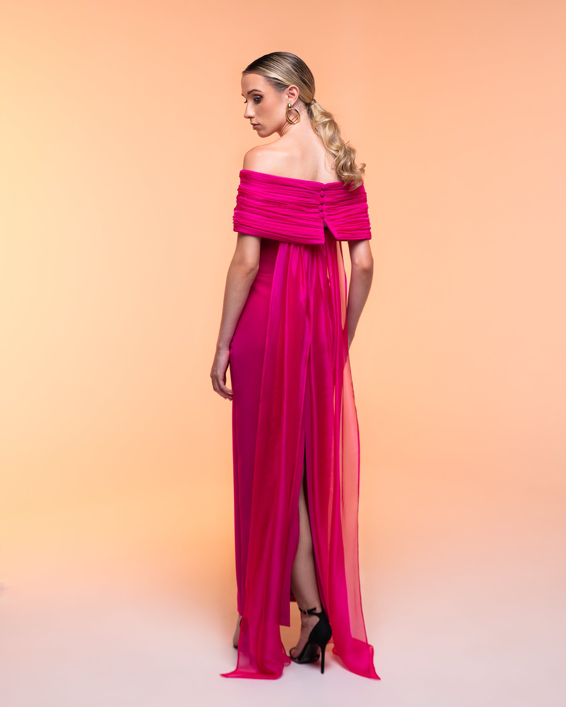Vestido Cristina - fucsia