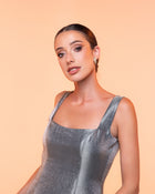 Vestido Casilda plata