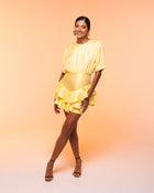 Vestido Carmen mantequilla