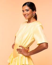 Vestido Carmen mantequilla