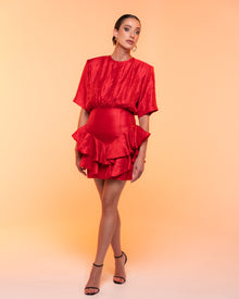 Vestido Carmen rojo