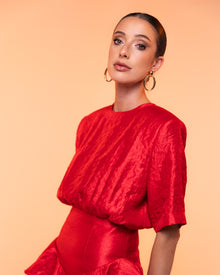 Vestido Carmen rojo