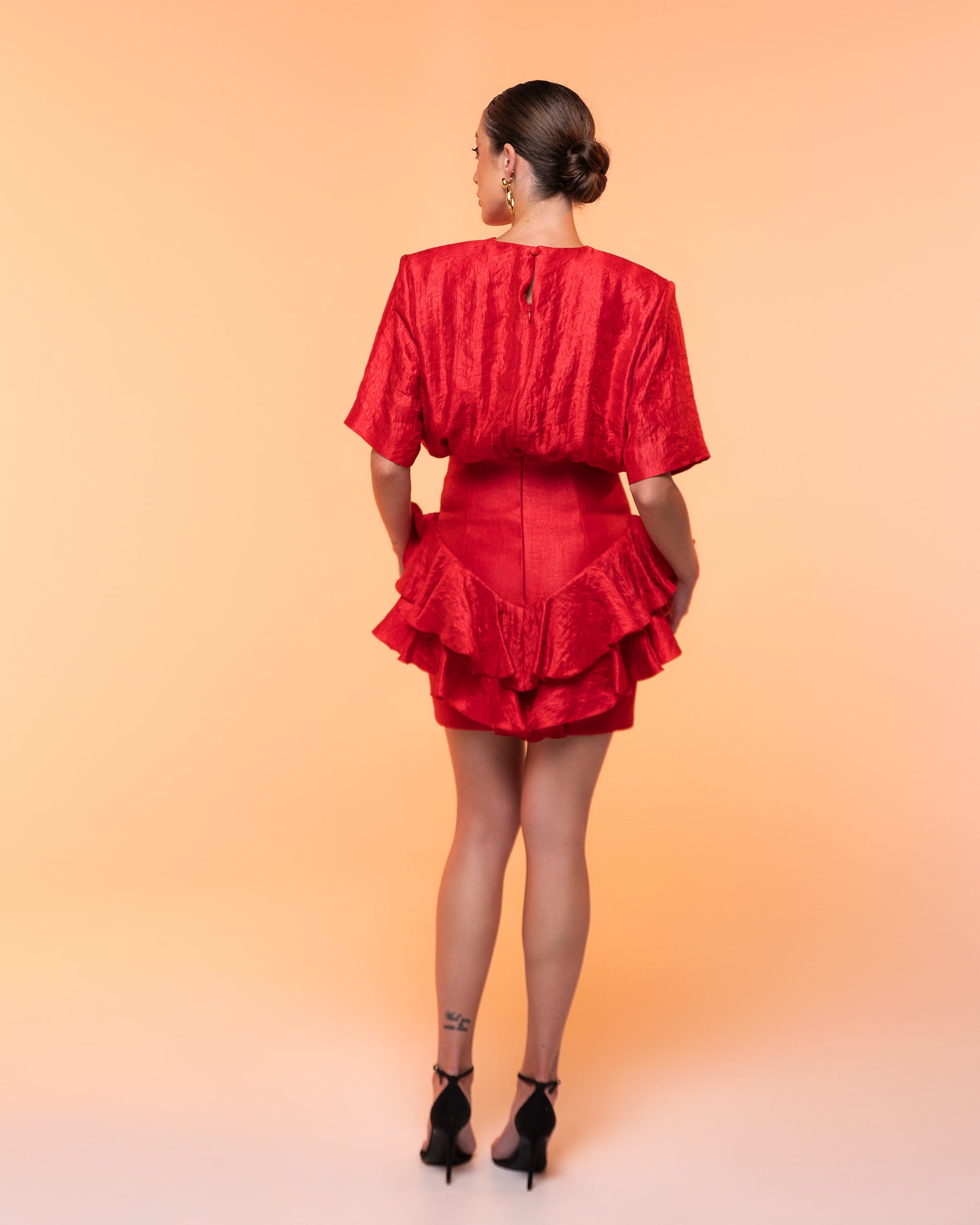 Vestido Carmen rojo