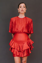 Vestido Carmen rojo