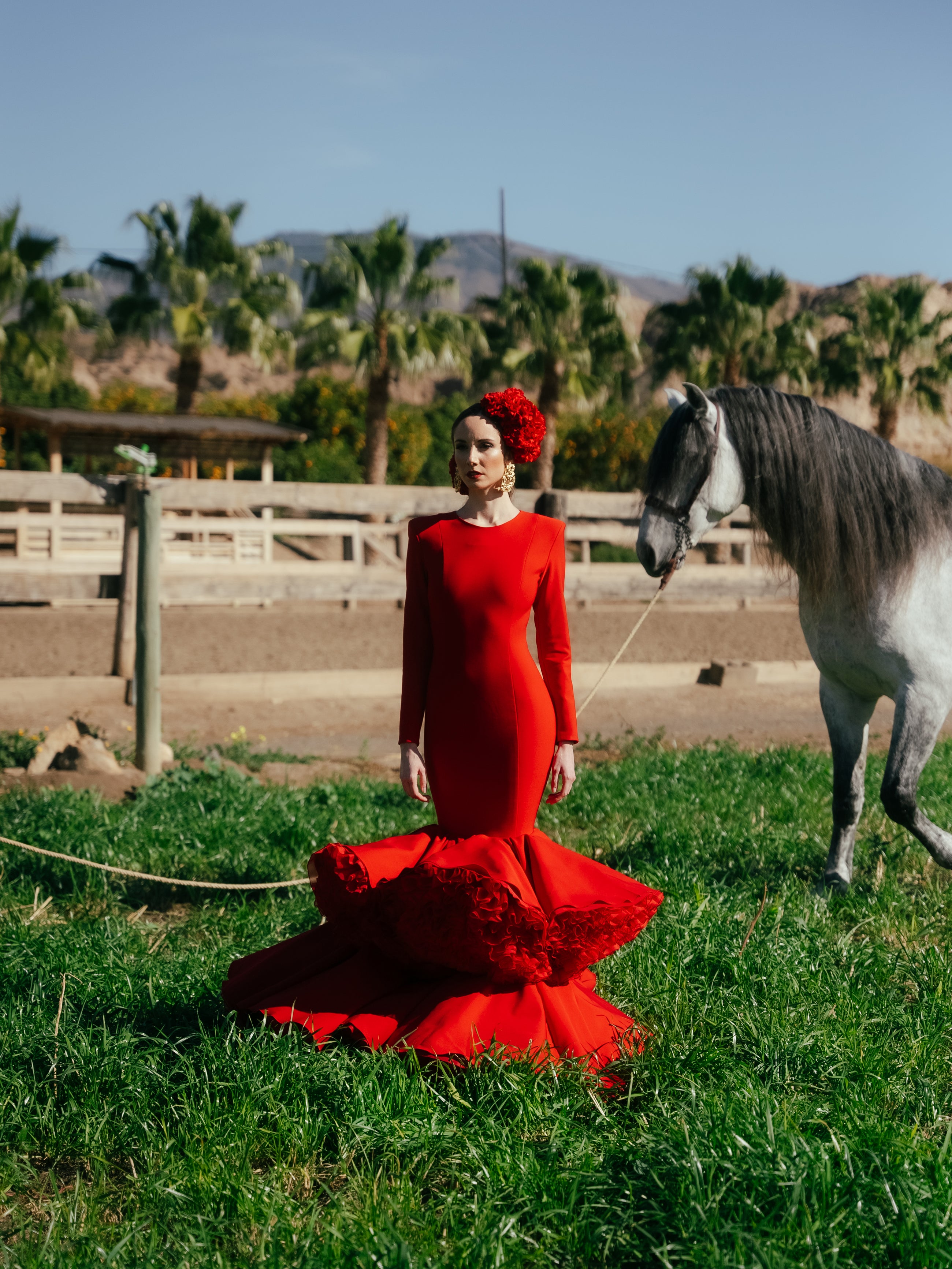 Vestido Flamenca - Rojo