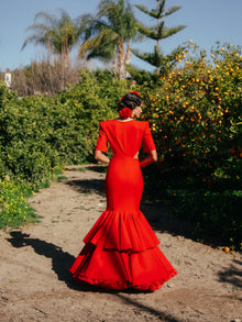 Flower Flamenco Dress