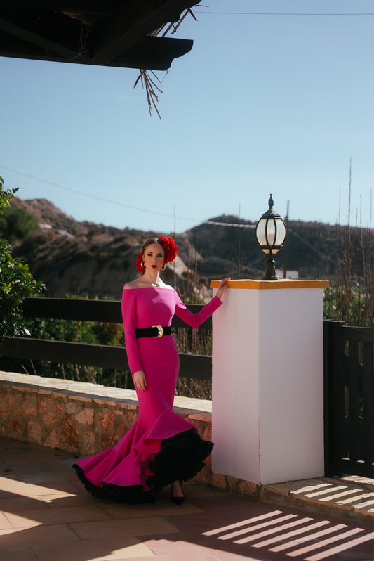 Vestido Flamenca Bardot