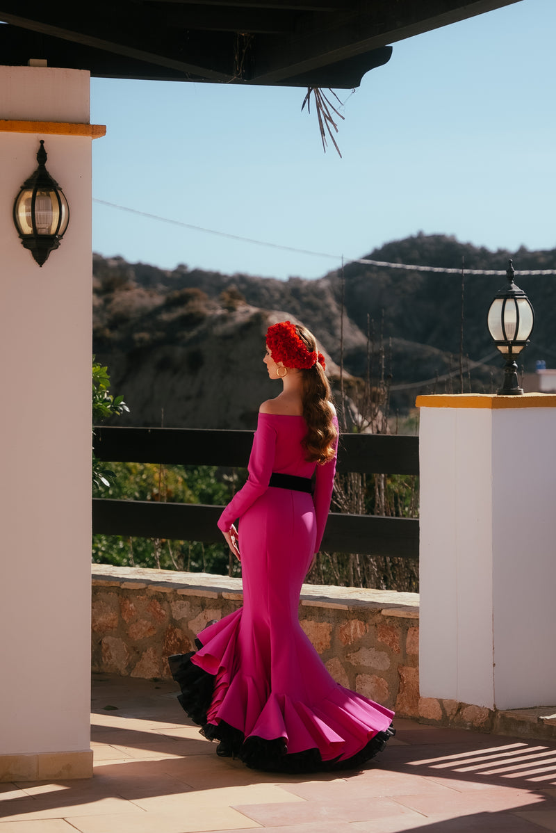 Vestido Flamenca Bardot