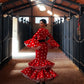 Vestido Flamenca Lunares Rojo